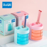 Desk Set Guangbo Pen Holder 3 Layers HWH06351 / Tempat Pensil Meja Dengan Laci / Desk Pen Organizer